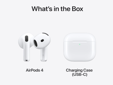 Apple AirPods 4 – Immersive Sound, Seamless Connectivity, All-Day Comfort